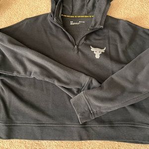 UA Project Rock Cropped Hoodie